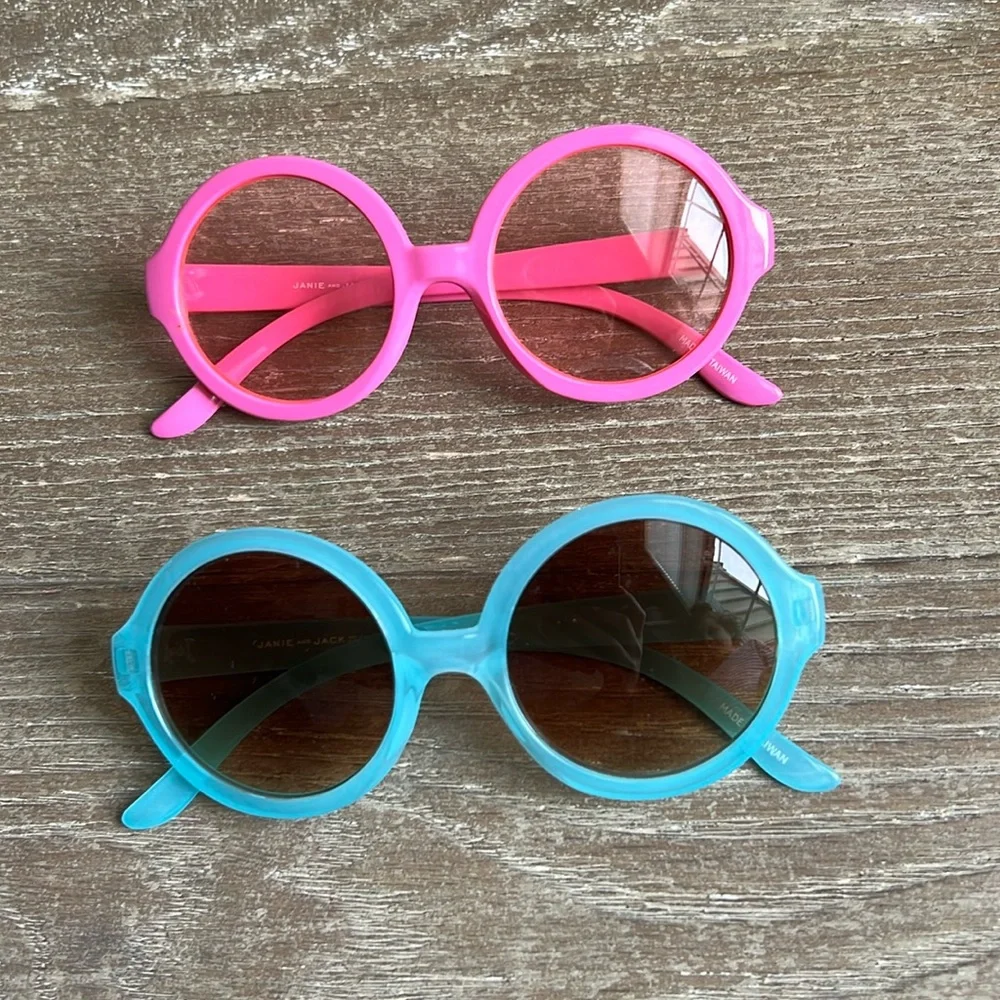 NWOT Bundle of Janie and Jack Girl’s Round Sunglasses